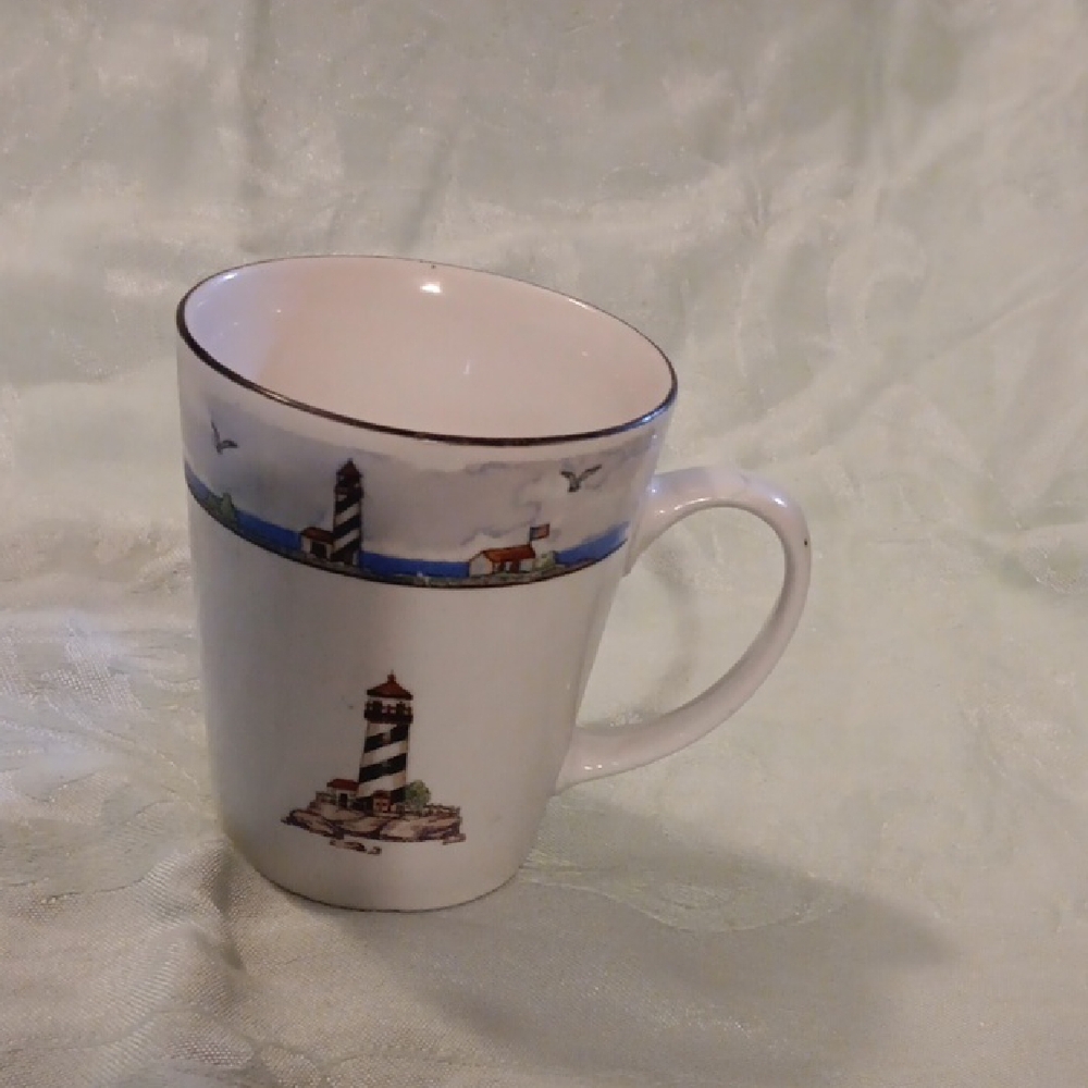Coastal Lighthouse Ceramic Mug